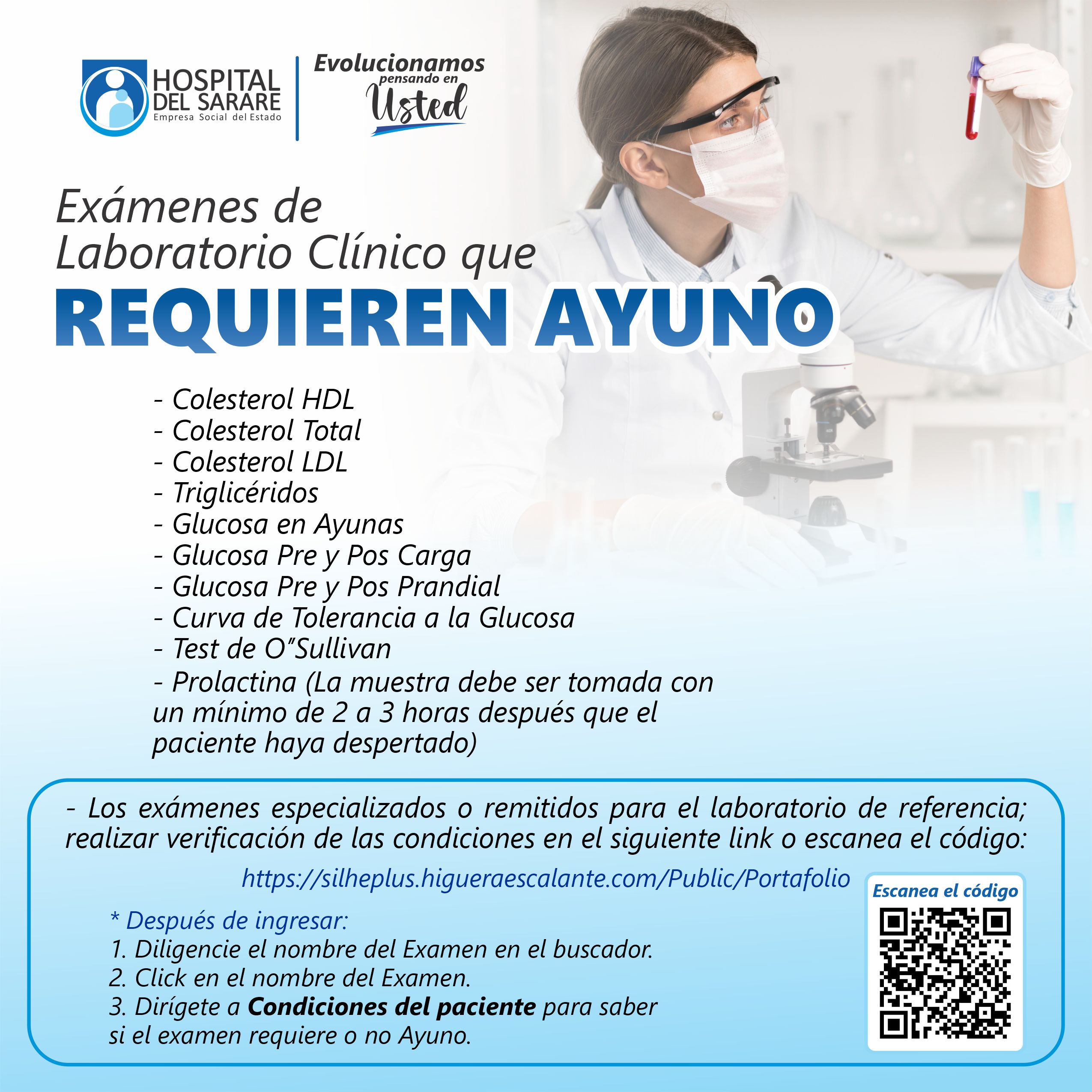 EXAMENES AYUNO