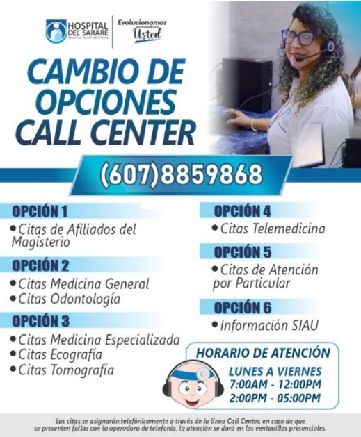 Canal teléfonico Call Center
