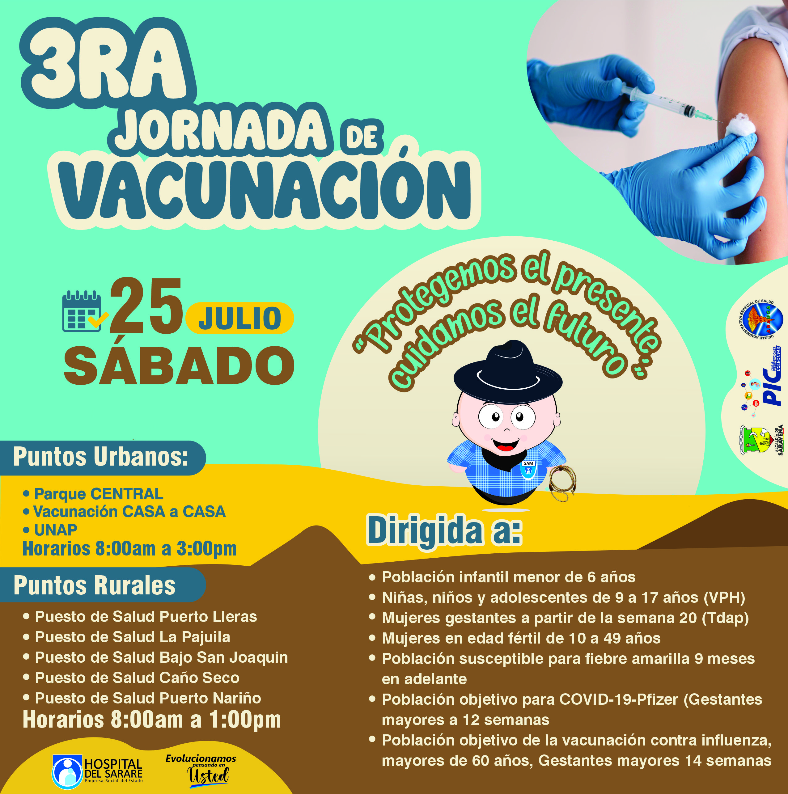 Jornada de Vacunación 25 Julio